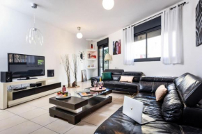 Stunning 2BR Apt w Balcony in City Center with Mamad by Sea N' Rent